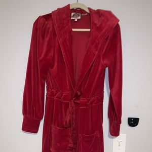 Juicy couture red bath robe